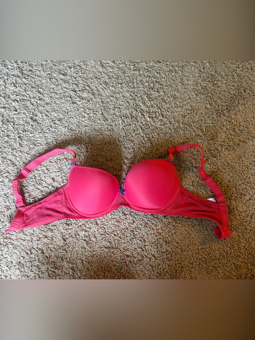 Freya Deco Moulded Plunge Bra in Watermelon